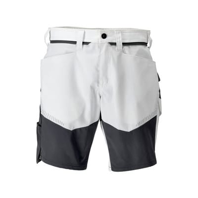 25149-230 Shorts, weiß/anthrazitgrau, C45