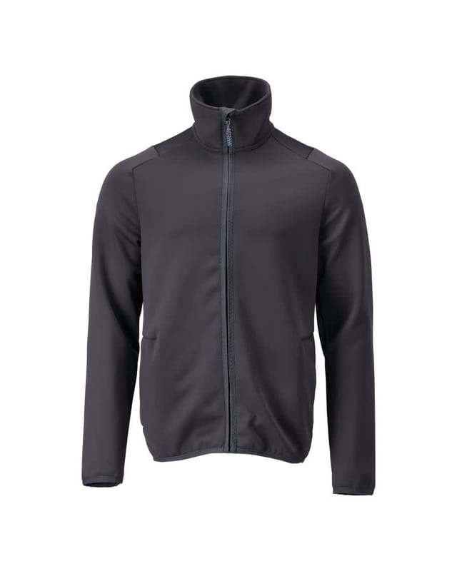22585-608 Fleecepullover mit Reißverschluss, schwarzblau, 4XL