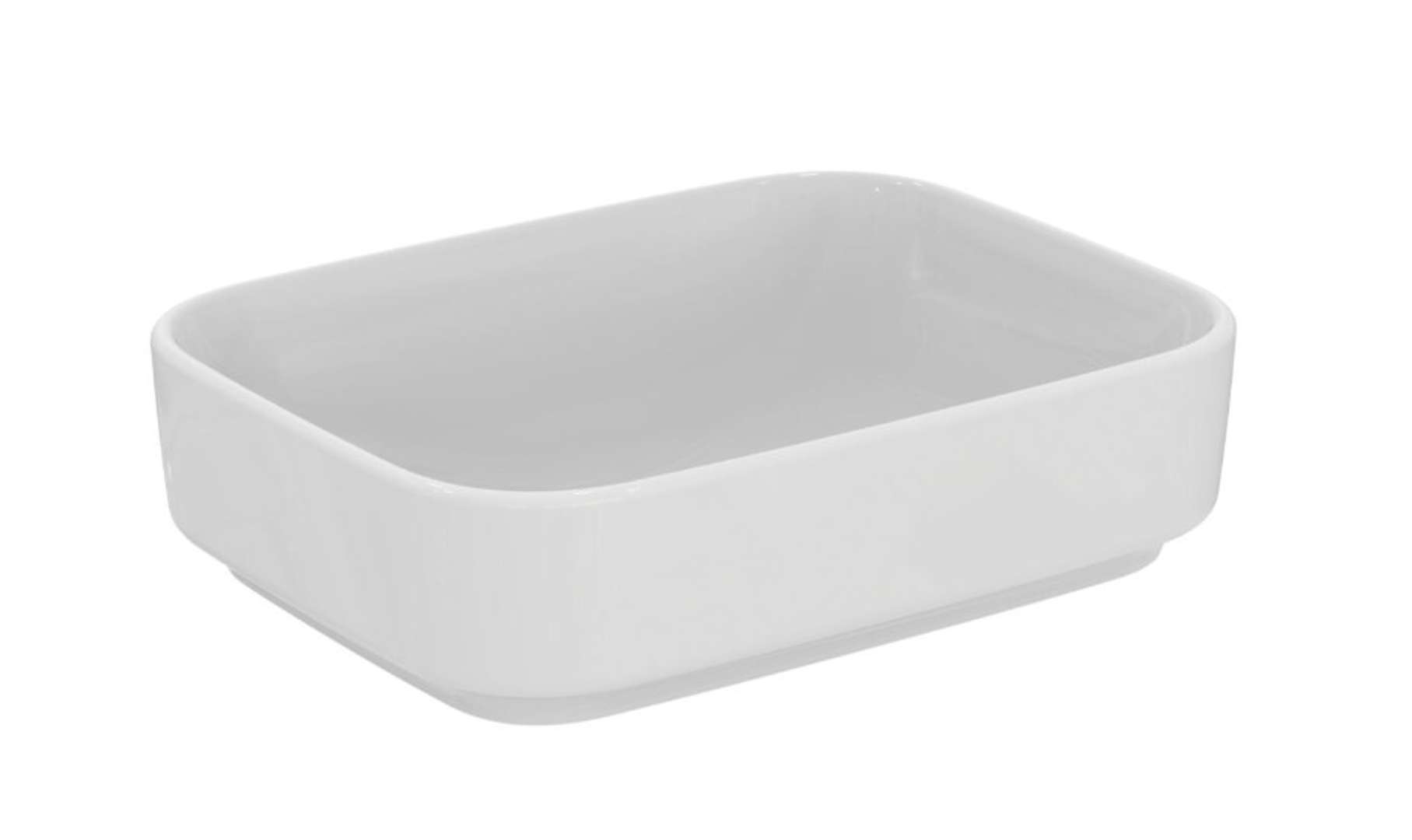 Ideal Standard I.life B - Aufsatzwaschbecken 50x38 Cm, Ohne Überlauf, Ohne Hahnloch, Weiß T572901