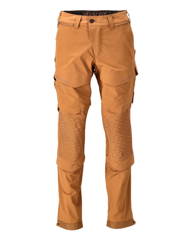 22279-605 Hose mit Knietaschen, nussbraun, 76C49