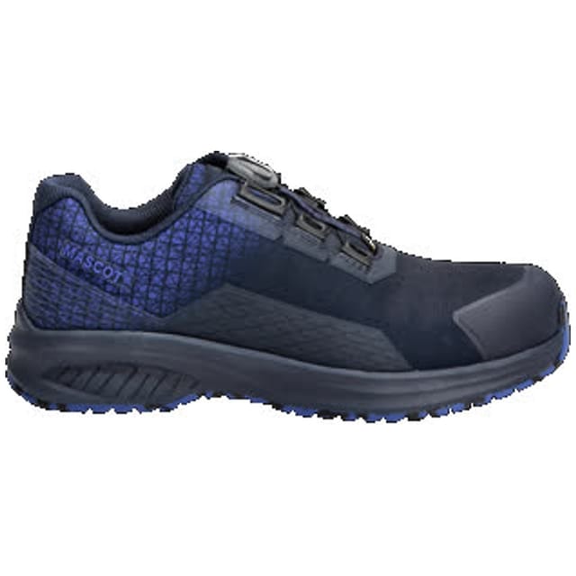 F1501-909 Sicherheitsschuhe, schwarzblau/azurblau, 0836