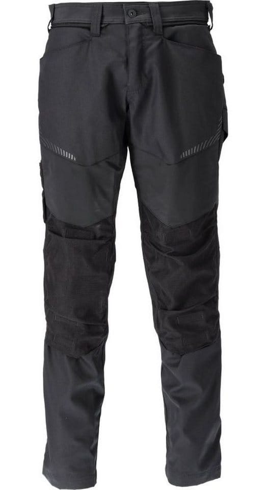 22479-230 Hose mit Knietaschen, schwarz, 76C52