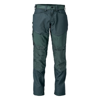22479-230 Hose mit Knietaschen, waldgrün, 90C49
