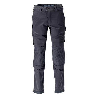 22279-605 Hose mit Knietaschen, schwarzblau, 82C66