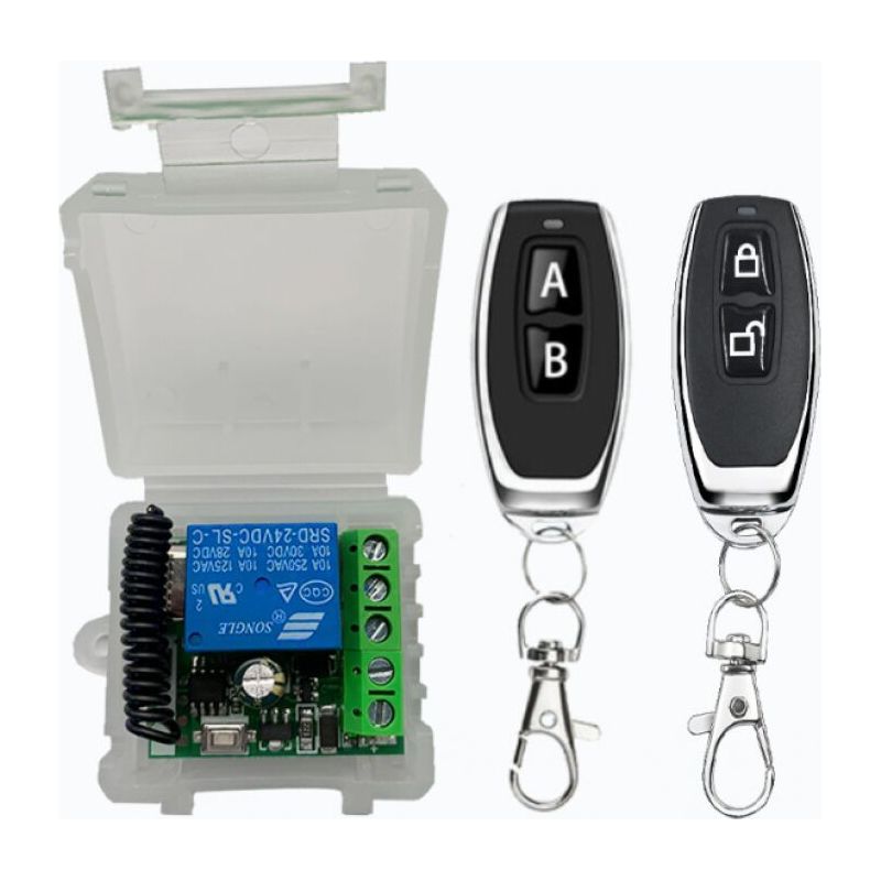Récepteur Sans Fil Télécommande Système [490211] Pour Motorisation Porte Garage Électricité Domotique