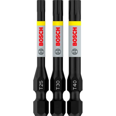 PRO Torx Impact Bit, T25, T30, T40, 55 mm, 3-tlg.