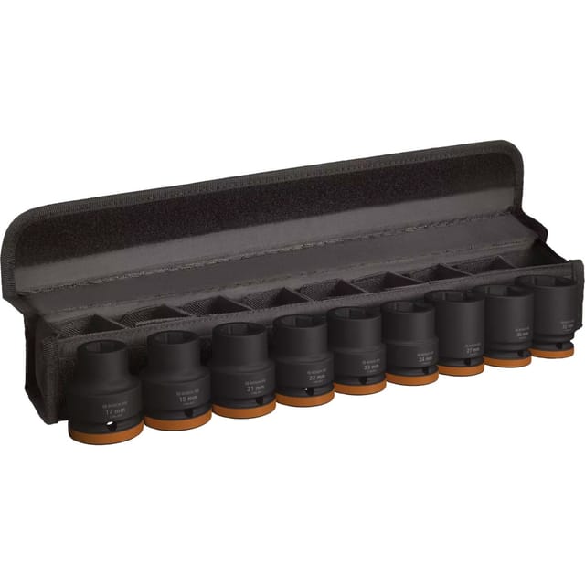 PRO Impact Socket Set, 3/4", Standard, 9‑tlg.