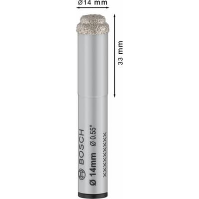 PRO Ceramic dry Bohrer, 14 x 33 x 13 mm