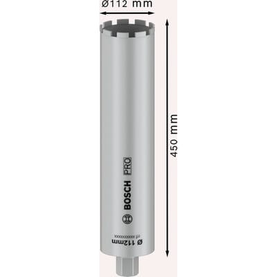 PRO Core Cutter wet, 112 x 450 mm, 1 1/4" UNC
