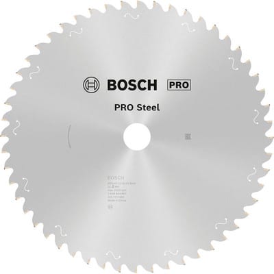 PRO Steel Sägeblatt für Kreissägen, Netz-/kabelgebunden, 254 x 2,2x 25,4 mm, T52