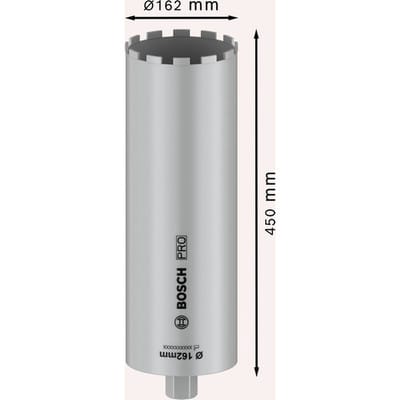 PRO Core Cutter wet, 162 x 450 mm, 1 1/4" UNC