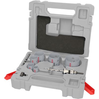 PRO Multi Material Lochsäge Q-Lock Aufsteckhalter-Set, 10-tlg.