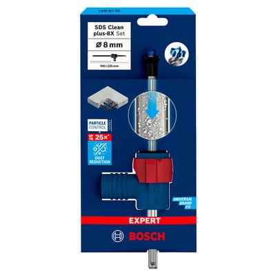 EXPERT SDS Clean plus-8X Hammerbohrer-Set 8 x 100 x 225 mm