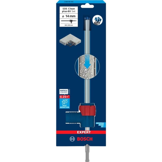 EXPERT SDS Clean plus-8X Hammerbohrer-Set 14 x 200 x 350