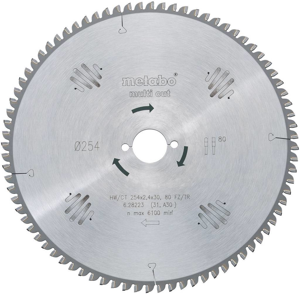 [neuwertig] B-ware Metabo Hw/ct 216 X30 60 Fz/tr5 628083000 Hartmetall Kreissägeblatt 216x30x1.8 Mm
