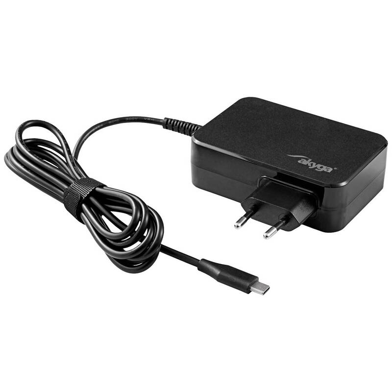 [gebraucht] B-ware Akyga Netzteil Ladegerät Stromadapter Usb C Ak Nd 82 Pd 3.0 Gan 90 W Schwarz