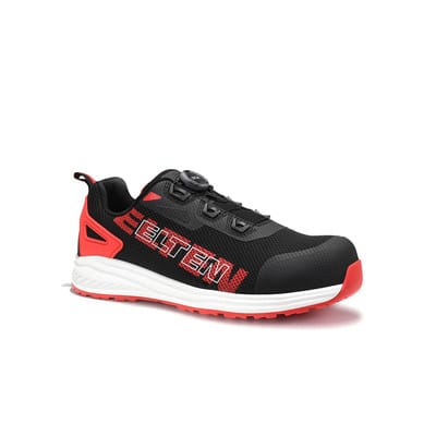 Sicherheitshalbschuh BATIS BOA® black-red Low ESD S1PL, Gr. 45