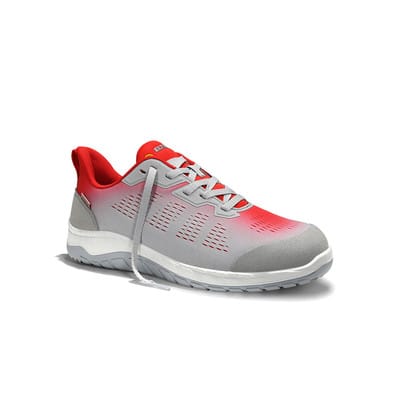 Sicherheitshalbschuh LUAN grey-red Low ESD S1PS, Gr. 38
