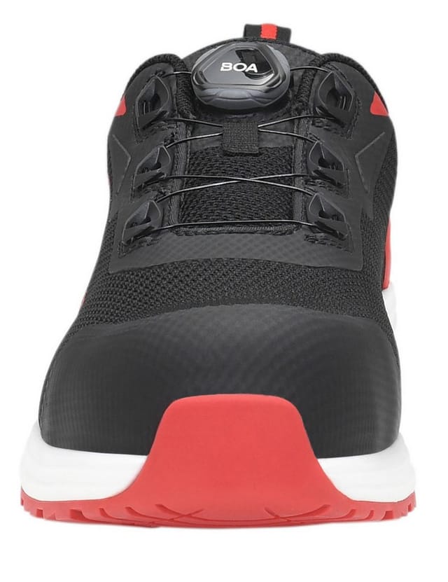 Sicherheitshalbschuh BATIS BOA® black-red Low ESD S1PL, Gr. 43