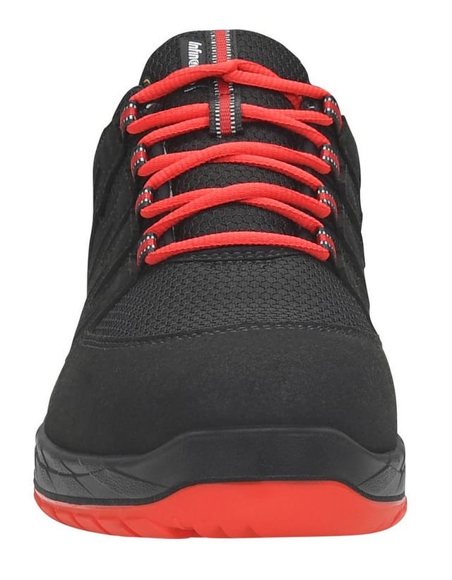 Sicherheitshalbschuh MADDOX Compo black-red Low ESD S3S, Gr. 46