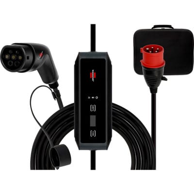 Tragbares EV Ladegerät Typ 2 CEE 11kW mit 8m Kabel