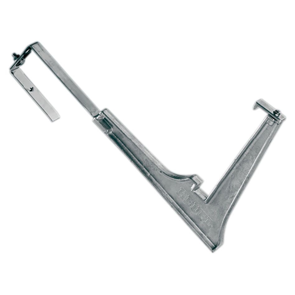 Heuel Schneefanghalterung für TopBoard / StandardBoard zum Einhängen, Alu-Natur