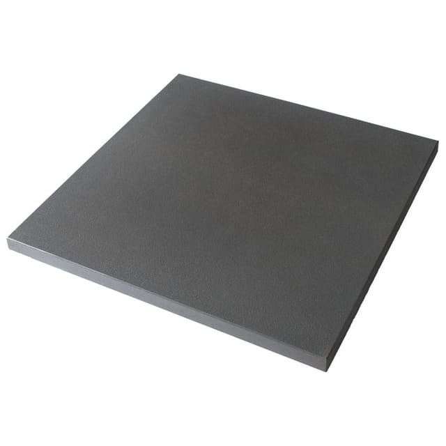 Lithonplus Terrassenplatte Titania anthrazit-rau, 100x100 cm