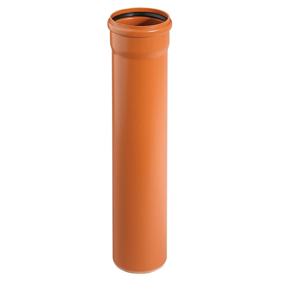 Wellker KG Rohr DN 110 Abwasserrohr, 0,50 m