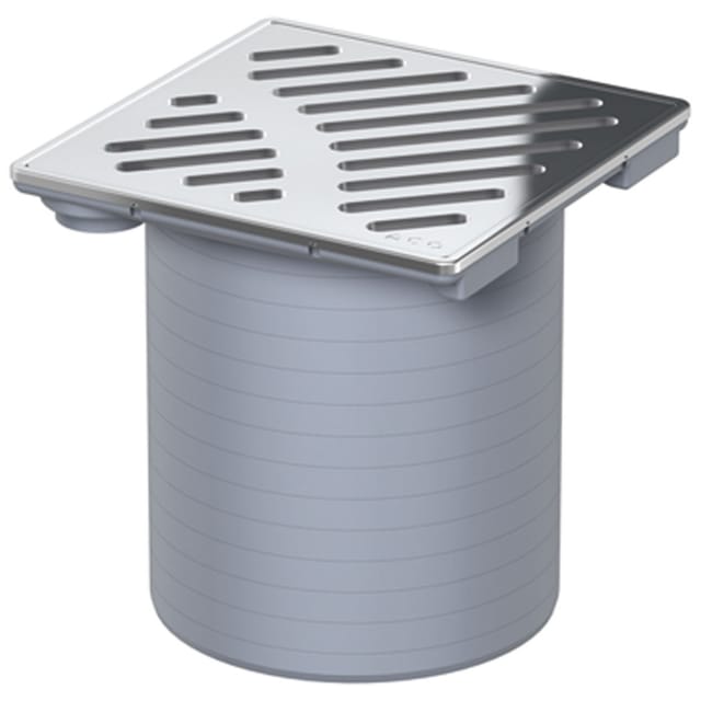 ACO Badablauf Aufsatz 150x150mm inkl. Rost quadratisch lose, Standard