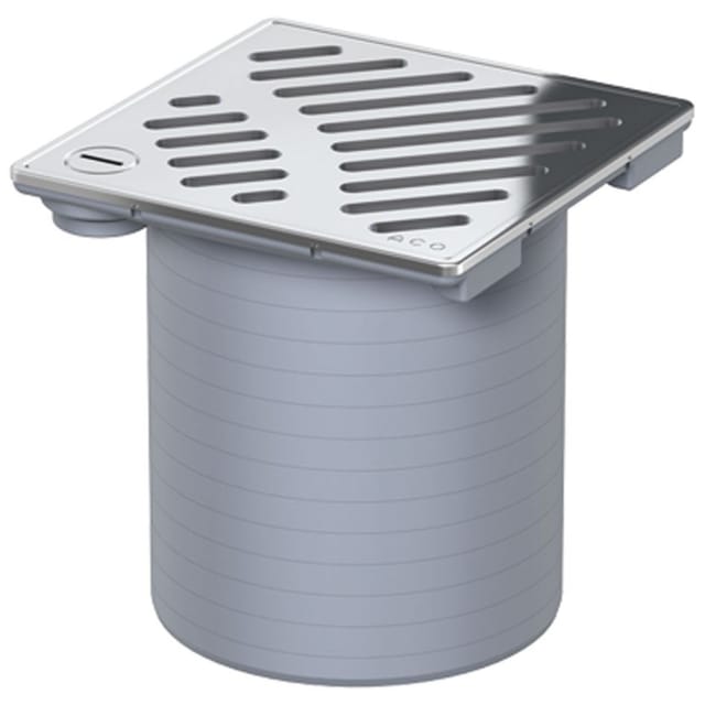 ACO Badablauf Aufsatz 150x150mm inkl. Rost quadratisch verriegelbar günstig