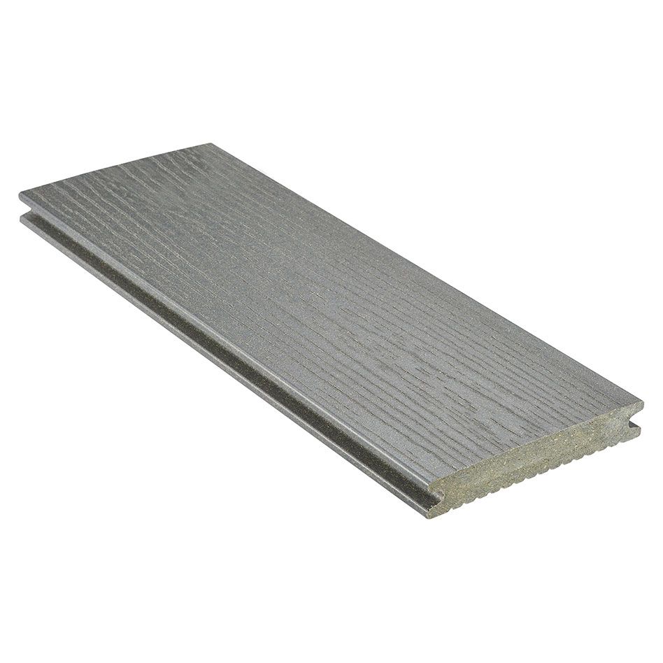NATURinFORM WPC-Terrassendiele 21x139mm DIE KERNIGE Grau massiv, 3000 mm, 2 Stück