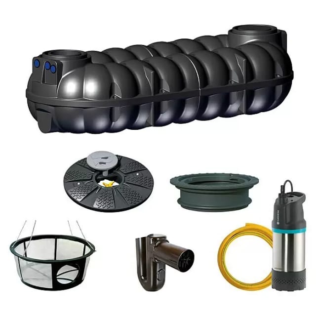 Rewatec NEO Basic Gartenanlage Zisterne, 10000 l