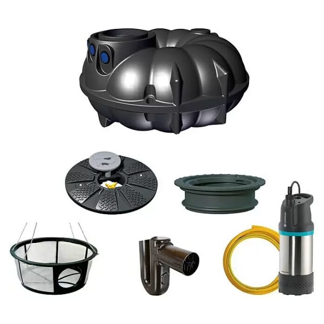 Rewatec NEO Basic Gartenanlage Zisterne, 3000 l