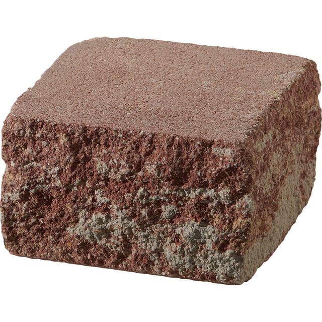 KANN Bruchsteinmauer Vermont Nebraska Kies Mauerabdecksteine, Halbende (25x25 cm)
