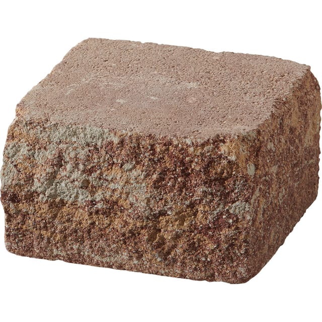 KANN Bruchsteinmauer Vermont Nebraska Kies Mauersteine, Halbende (25x25 cm)