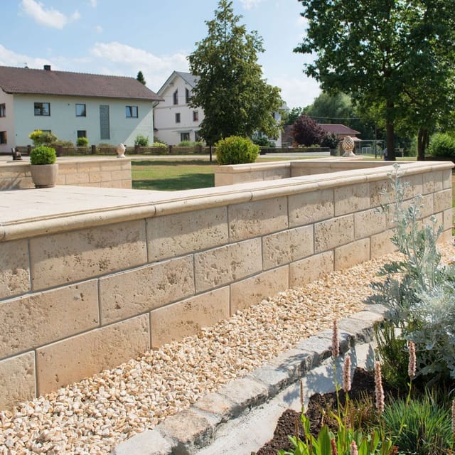 KANN Gartenmauer Travino Walling Mauerabdeckplatte sandstein günstig