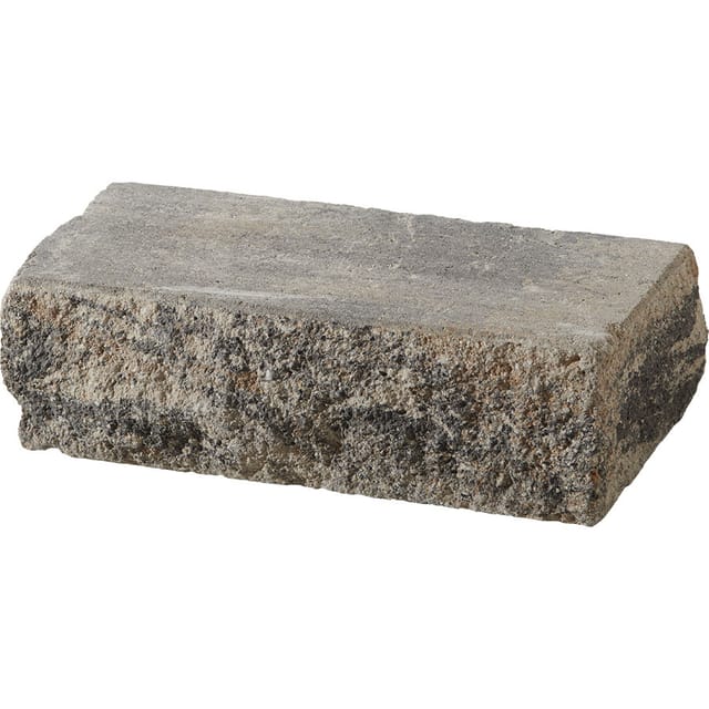KANN Bruchsteinmauer Vermont muschelkalk-nuanciert Mauersteine, End-Element (50x25 cm)