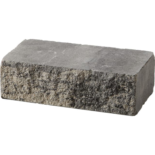 KANN Bruchsteinmauer Vermont Nero Bianco Mauersteine, Grundelement (50x25 cm)