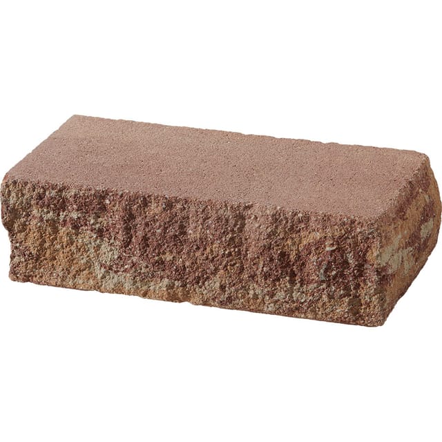 KANN Bruchsteinmauer Vermont Nebraska Kies Mauerabdecksteine, End-Element (50x25 cm)