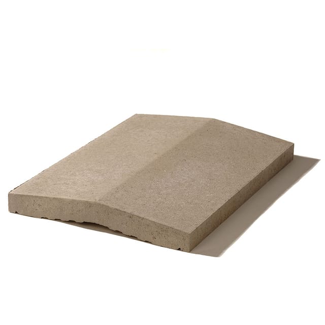 WESERWABEN Mauerabdeckung Satteldach Naturgrau, 40 cm