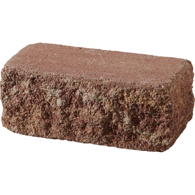 KANN Gartenmauer Vermont Kompakt Nebraska Kies Mauersteine, End-Element (30x15 cm)
