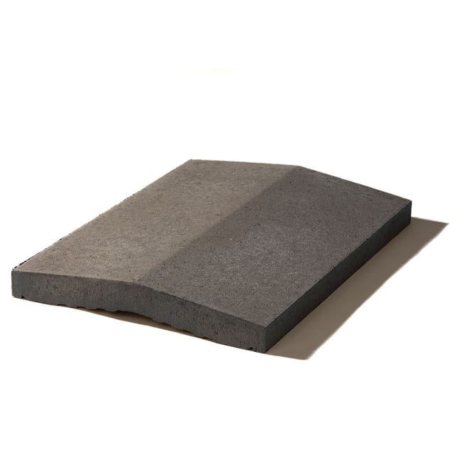 WESERWABEN Mauerabdeckung Satteldach Anthrazit, 35 cm