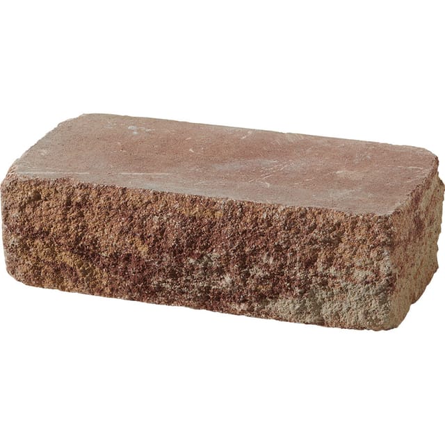 KANN Bruchsteinmauer Vermont Nebraska Kies Mauersteine, End-Element (50x25 cm)