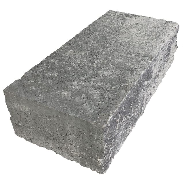 EHL Gartenmauer Mauersystem BossIntak Mauersteine grau-anthrazit-nuanciert, Normalstein (50x25 cm)