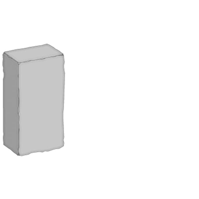 KANN Palisade Germania antik muschelkalk-nuanciert Leistenstein, 42 cm
