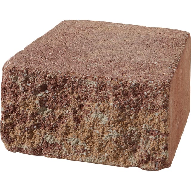 KANN Bruchsteinmauer Vermont Nebraska Kies Mauerabdecksteine, Radienstein 15° (28,3x21,7x25 cm)