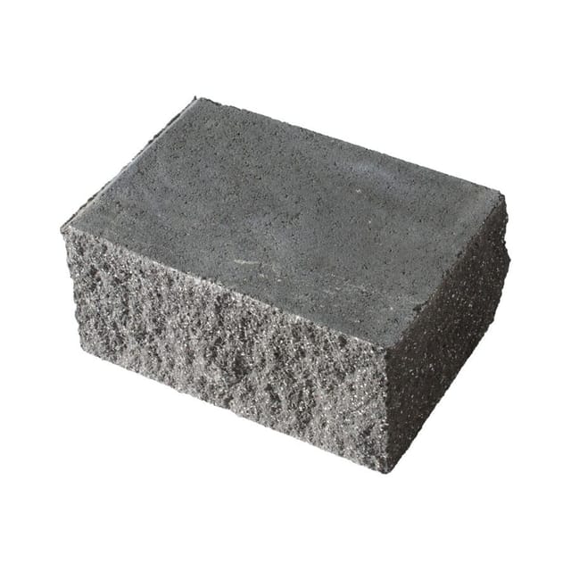 Lithonplus Gartenmauer Trento Mur light dunkelgrau Mauerstein, 30x20x14 cm (Endstein)