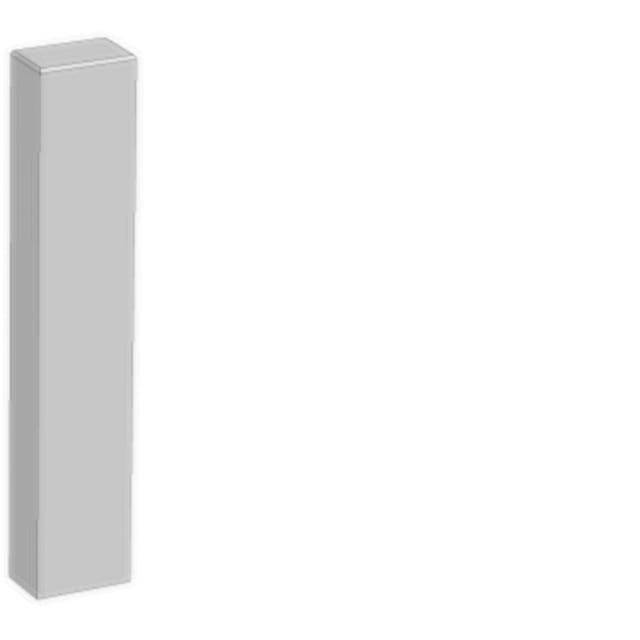 KANN Palisade La Tierra anthrazit Leistenstein, 120 cm