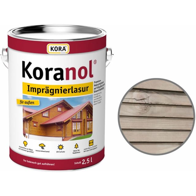 TraumGarten Holzlasur grau 2,5L Holzschutzmittel günstig