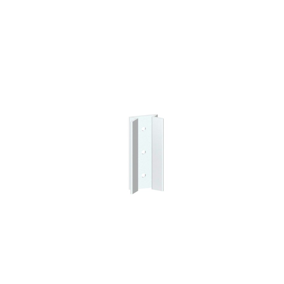 TraumGarten Sichtschutzzaun LONGLIFE Elementhalter Adapter 45° weiß günstig